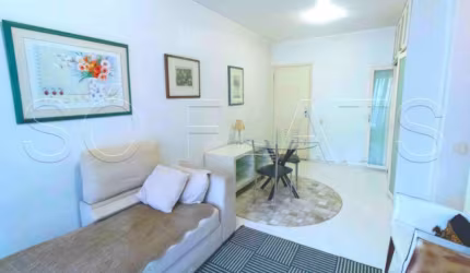Apartamento totalmente mobiliado à venda em Cerqueira Cesar.