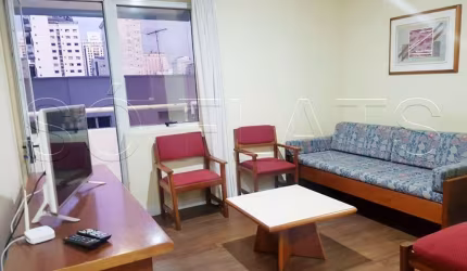 Apartamento totalmente mobiliado em Cerqueira Cesar.