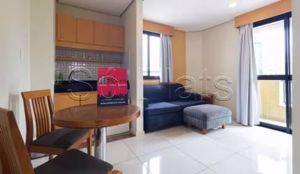 Flat Santana Gold com 32m² contendo 1 dormitório 1 vaga de garagem disponível para locação.