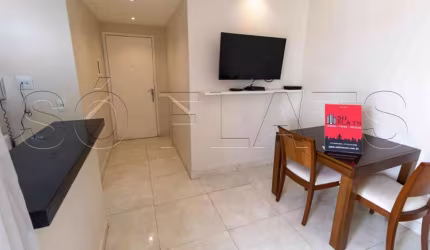 Flat Royal Ibirapuera Park disponível locação com 1 dormitório e 1 vaga de garagem.