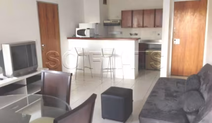 Apartamento totalmente mobiliado à venda em Alphaville.