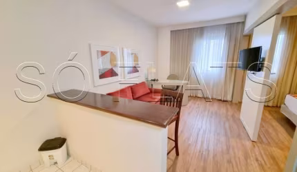 Apartamento mobiliado disponível para venda com 39m² e 01 vaga de garagem