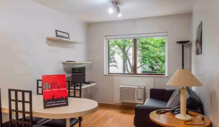 Apartamento mobiliado disponível para venda com 39m² e 01 vaga de garagem