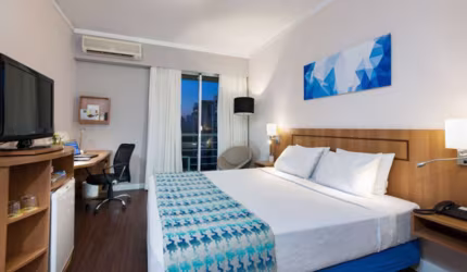 Apartamento mobiliado disponível para venda com 26m² e 01 vaga de garagem