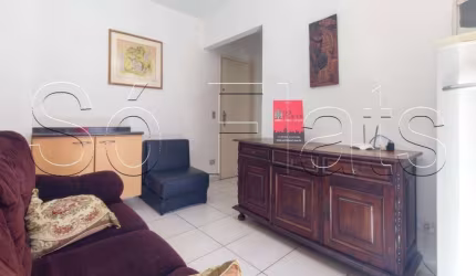 São Paulo Suíte Service disponível para locação 40m², 1 dormitório e 1 vaga de garagem