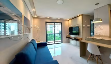 Flat para locação com 1 dormitório próx. da Avenida Faria Lima com quarto, sala, cozinha e banheiro.