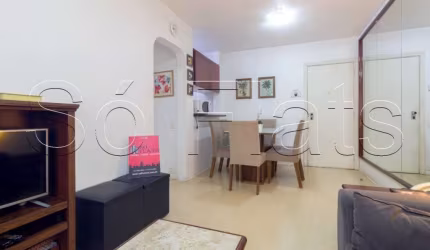 Flat no Jardins disponível locação New Star 1 dormitório e 1 vaga de garagem
