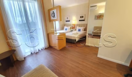 Flat Blue Tree Anália Franco 27m² 1 dormitório 1 vaga para locação.