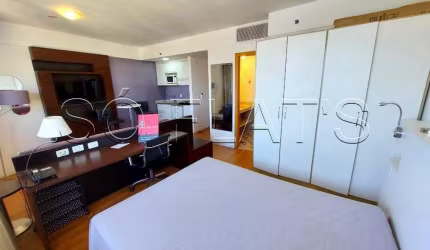 Comfort Alphaville com 1 dormitório disponível locação com fácil acesso a São Paulo