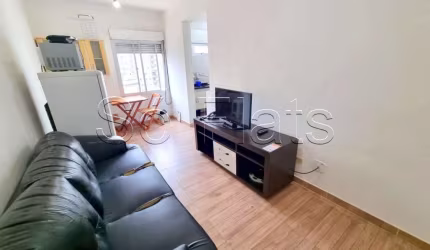 Flat São Paulo Suite Service disponível para locação com 1 dorm e 1 vaga de garagem