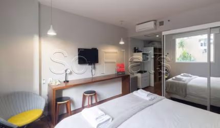 Flat disponível para locação no Slaviero Downtown contendo 22m², 1 dormitório e 1 vaga de garagem.