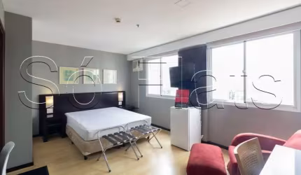 Ótimo flat na Vila Olímpia no Itaim Bibi prox. da Av. Santo Amaro