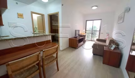 Flat em São Caetano 37m² 1 dormitório 1 vaga disponível para locação.