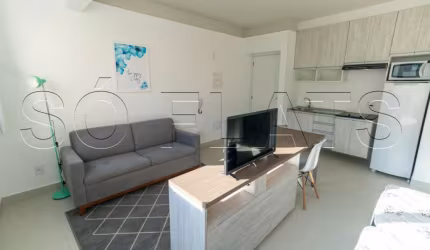 Flat para locação na República  26m², 1 dormitório e 1 vaga de garagem