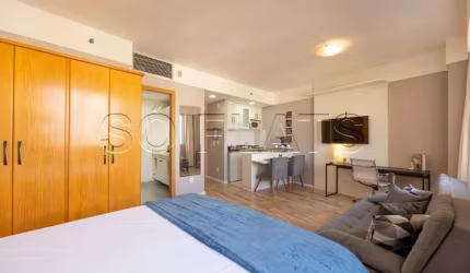 Flat Comfort Alphaville disponível para venda com 30m², 01 dorm e 01 vaga de garagem
