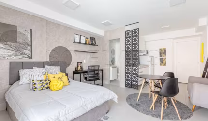 Residencial Genuine Higienópolis disponível para locação com 36m², 1 dormitório