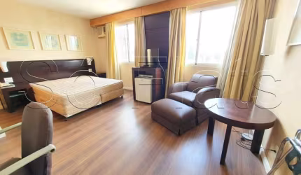 Flat na Vila Olímpia disponível para venda com 25m² e 01 vaga de garagem