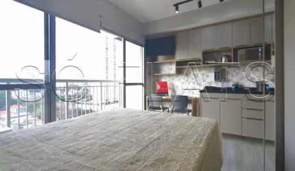 Studio disponível para locação 25m² e 1 dormitório ao lado do Pq Ibirapuera.