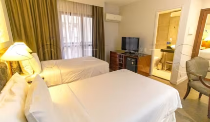 Flat Hilton SP Itaim disponível para venda com 25m², 01 dorm e 01 vaga de garagem