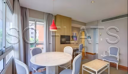 Flat George V Maria Lisboa disponível para venda com 66m², 01 dorm e 01 vaga