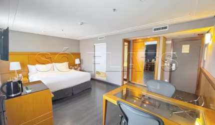 Flat com 29m² no Itaim Bibi para investimento no pool.
