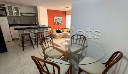 Flat lindo e moderno disponível para locação no Brooklin próximo da Av. Eng. Luís Carlos Berrini.