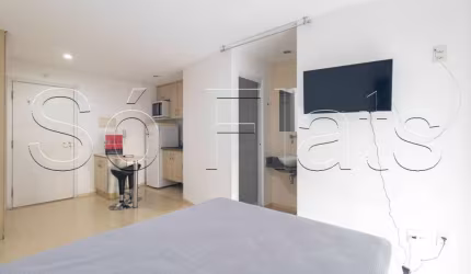 Studio Home Bela Cintra com 27m², 1 dorm e 1 vaga disponível para locação no bairro de Higienópolis.