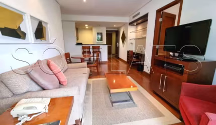 Lindo apto George V com 80m², 2 dormitório e 1 vaga de garagem disponível para locação no Itaim Bibi