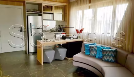 Pininfarina apartamento disponível para locação com 49m², 1 dormitórios e 2 vagas de garagem.