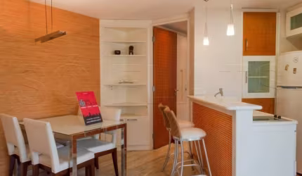 Flat Transamérica Higienópolis Classic disponível para venda com 39m² e 01 vaga de garagem