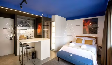 Flat Hilton SP Itaim disponível para venda com 28m², 01 dorm e 01 vaga de garagem