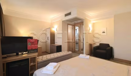 Apartamento no Slaviero Guarulhos com 1 dormitório e 1 vaga de garagem disponível para locação.