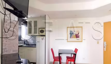 Flat Tsue Bienal disponível para venda com 26m², 01 dorm e 01 vaga de garagem