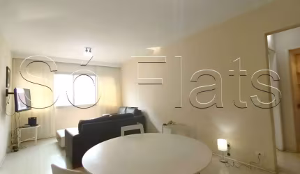 Apto no Eldorado I disponível para locação com 73m², 02 dormitório e 01 vaga de garagem.