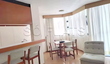 Flat Baden Baden disponível para venda com 56m², 01 dorm e 01 vaga de garagem