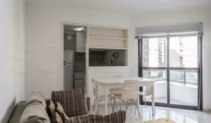 Apartamento com 02 dormitórios mobiliado e com serviços nos Jardins