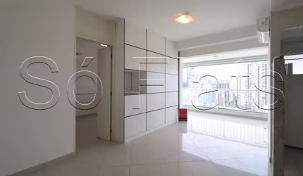 Apto para locação contendo 55m² com 1 dormitório e 1 vaga de garagem no Brooklin.