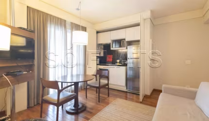 Flat Estanconfor Villa Olímpia disponível para venda com 42m², 01 dormitório e 01 vaga de garagem