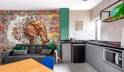 Flat Hampton Park disponível para venda com 29m², 01 dorm e 01 vaga de garagem