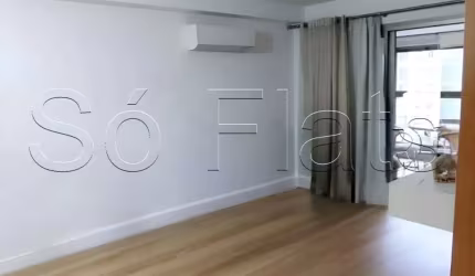 Flat no Studio Oliveira Dias com 44m² na travessa da Avenida São Gabriel disponível para locação.