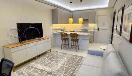 Flat Le Bougainville, disponível para venda com 55m², 01 dorm e 01 vaga