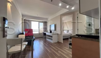 Apto disponível para locação próximo da Rodoviária Presidente Dutra contendo 32m², 1 dorm e 1 vaga.