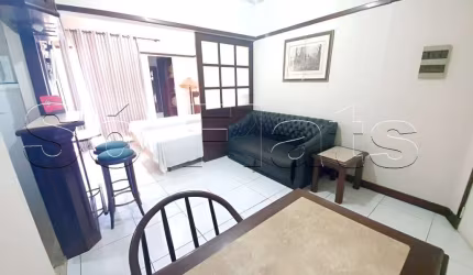 Flat Champ´s Elysées disponível para venda com 33m², 01 dormitório e 01 vaga de garagem
