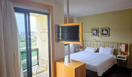 Flat no Blue Tree Anália Franco 27m² 1 dormitório 1 vaga disponível para locação.
