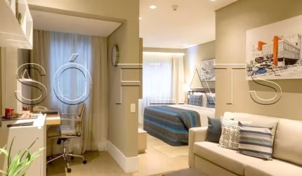 Flat Transamérica Berrini, apto disponível para venda com 55m², 01 dorm e 01 vaga
