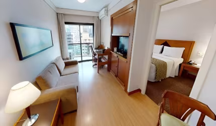 Flat Estanplaza Nações Unidas, disponível para venda com 40m² e 01 vaga de garagem