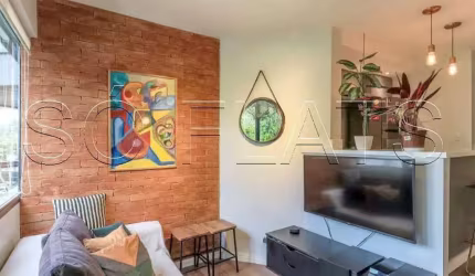 Flat Park Plaza Brooklin, disponível para venda com 49m², 01 dorm e 01 vaga de garagem