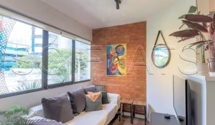 Flat Park Plaza Brooklin, disponível para venda com 49m², 01 dorm e 01 vaga de garagem