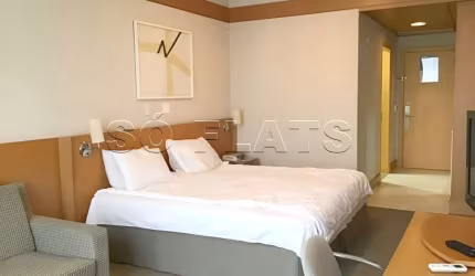 Flat em Santana fora do Pool 35m² totalmente mobiliado.