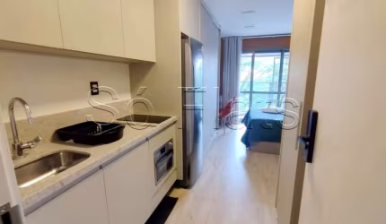 Studio disponível para locação no Brooklin contendendo 25m² e 1 dormitório.